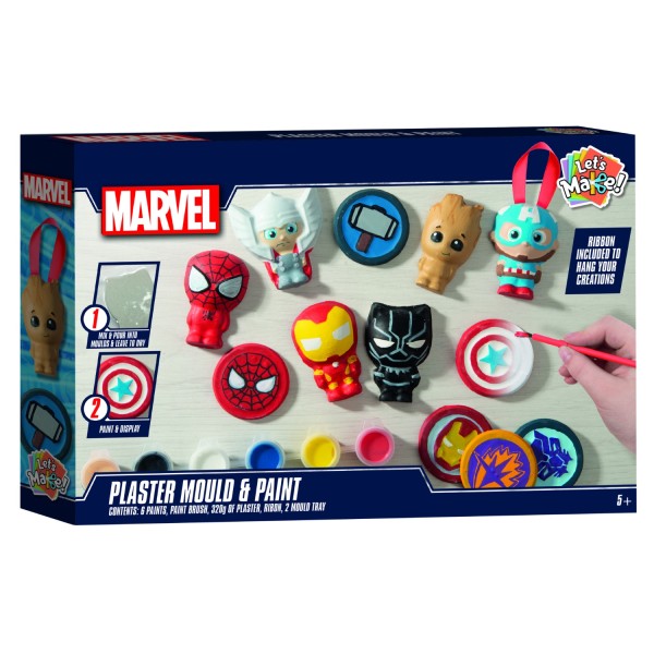 Marvel Gips gieten en verven