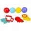 Fisher Price Dough 4 Ballen in Koker met Vormen