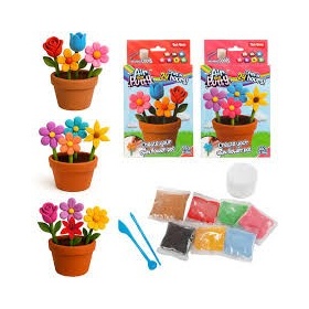 Putty Air Dry Set Bloemen Met Acc Diy