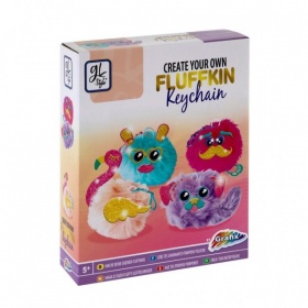 Vergroot Pom Pom Sleutelhangers Maken Pom Pom Sleutelhangers Maken