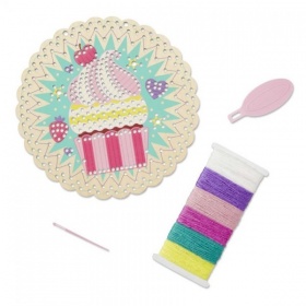 Vergroot Borduren Cupcake Borduren Cupcake