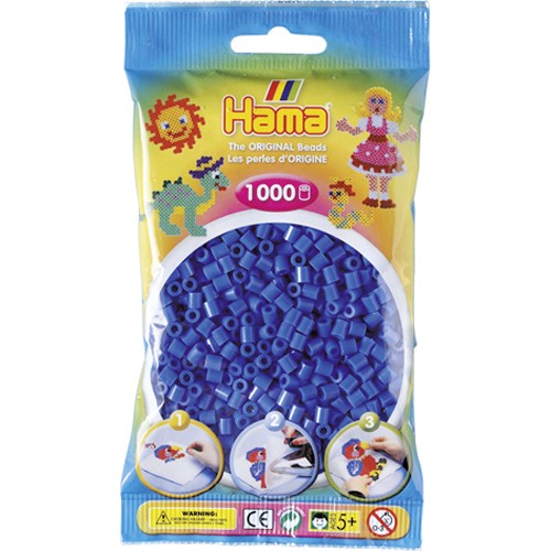 Hama Strijkkralen Donker Blauw 1000 Stuks