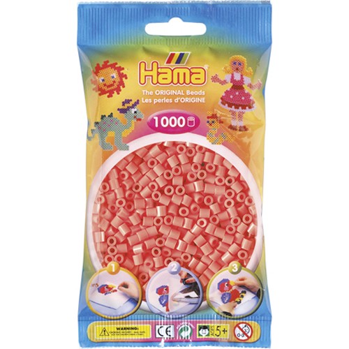 Hama Strijkkralen Pastel Rood (044)