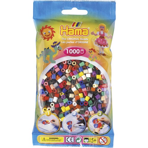 Hama Strijkkralen Mix Kleur 1000 Stuks