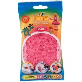 Hama Strijkkralen roze transparant 1000 stuks (72)