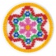 Hama strijkkralen grondplaat rond (221)