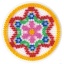 Hama strijkkralen grondplaat rond (221)
