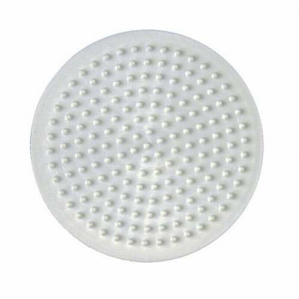 Plaque pour perles Hama Maxi - Rond Transparent 15,5 x 15,5 cm