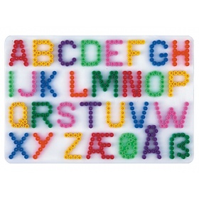 Vergroot Hama Strijkkralen Grondplaat Letters wit (0272) Hama Strijkkralen Grondplaat Letters wit (0272)