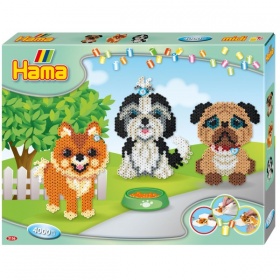 Vergroot Hama Strijkkralen Honden 4000 Delig Hama Strijkkralen Honden 4000 Delig