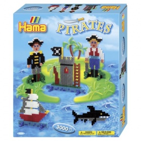 Vergroot Hama Strijkkralen Piraten 3000 Hama Strijkkralen Piraten 3000