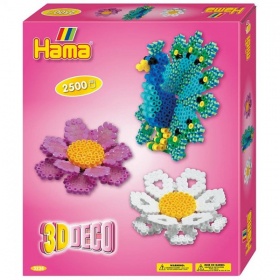 Vergroot Hama Strijkkralen 3D Deco 2500 Stuks Hama Strijkkralen 3D Deco 2500 Stuks