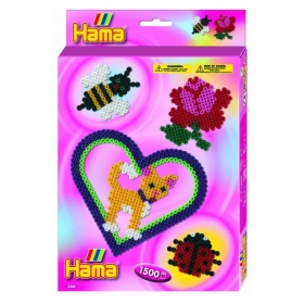Vergroot Hama strijkralen startset assortiment (1500 delig) Hama strijkralen startset assortiment (1500 delig)