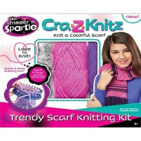 Vergroot Cra-Z-Knitz Scarf Kit Cra-Z-Knitz Scarf Kit