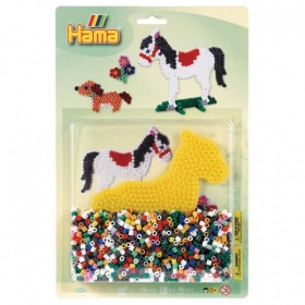 Vergroot Hama Strijkkralen Paard/Hond Hama Strijkkralen Paard/Hond