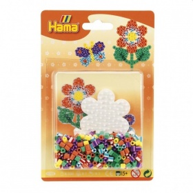 Vergroot Hama Strijkkralen Blister (350) Vlinder en Bloem Hama Strijkkralen Blister (350) Vlinder en Bloem