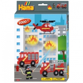 Vergroot Hama Strijkkralen Brandweer (2000) Hama Strijkkralen Brandweer (2000)