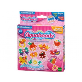 Vergroot Aquabeads Glitzerring Set Aquabeads Glitzerring Set