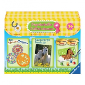 Vergroot Ravensburger Paardenkoffer Hobby 3 in 1 Ravensburger Paardenkoffer Hobby 3 in 1