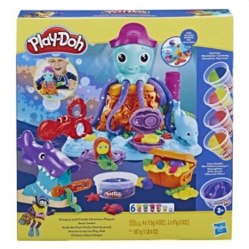 Vergroot Playdoh Octopus And Friends Playset Playdoh Octopus And Friends Playset