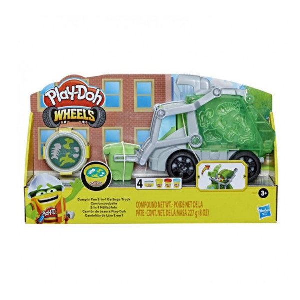 Playdoh dumpin fun 2 in 1 garbage truck