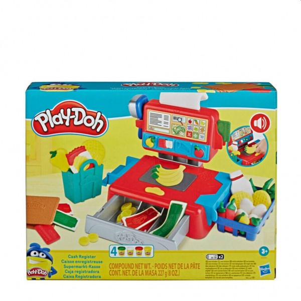 Play Doh kleiset met kassa junior 28 cm 16 delig