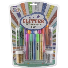 Vergroot Glitterset 17-delig Glitterset 17-delig