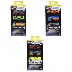 Nerf nitro Foam Car 3 Pack