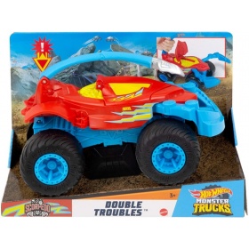 Vergroot Hot Wheels Monster Trucks 1:24 Double Troubles Hot Wheels Monster Trucks 1:24 Double Troubles