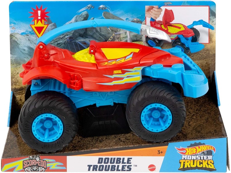 Hot Wheels Monster Trucks 1 24 Double Troubles