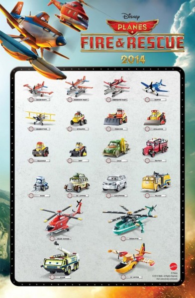 Planes Die-Cast Fire and Rescue