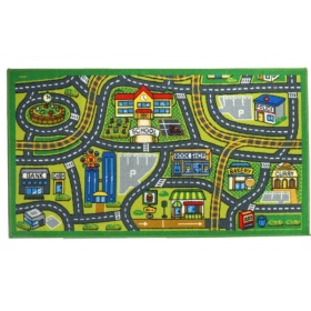 Vergroot Speelkleed Stad 95 X 200cm Speelkleed Stad 95 X 200cm