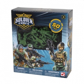 Vergroot Soldier Force Soldaten Speelset 50-Delig Soldier Force Soldaten Speelset 50-Delig