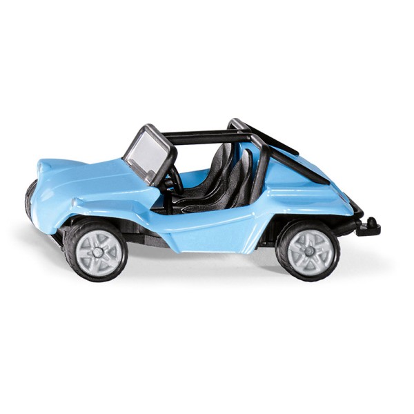 Siku Beach Buggy 7,2 x 3,9 cm staal blauw-zwart (1057)