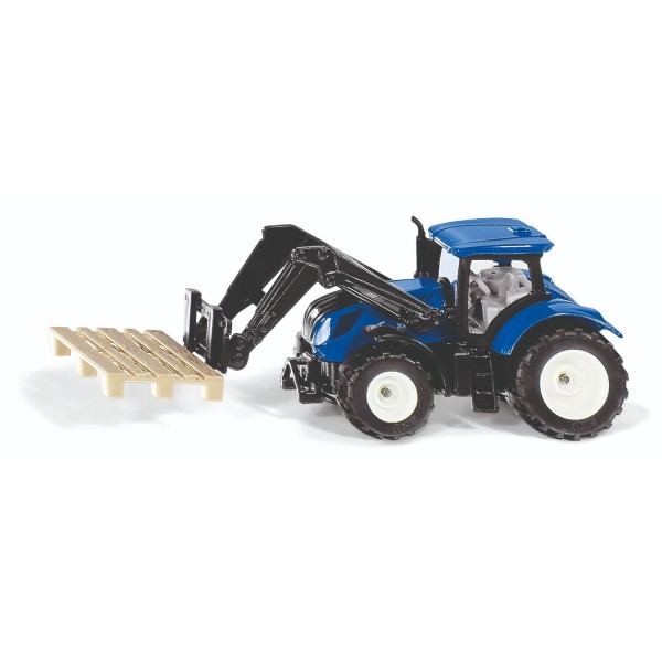 1544 Siku Tractor New Holland Met Pallet
