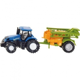 1668 Siku Tractor New Holland met Veldspuit