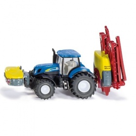 Vergroot 1799 Siku Tractor New Holland + Kverneland 1799 Siku Tractor New Holland + Kverneland