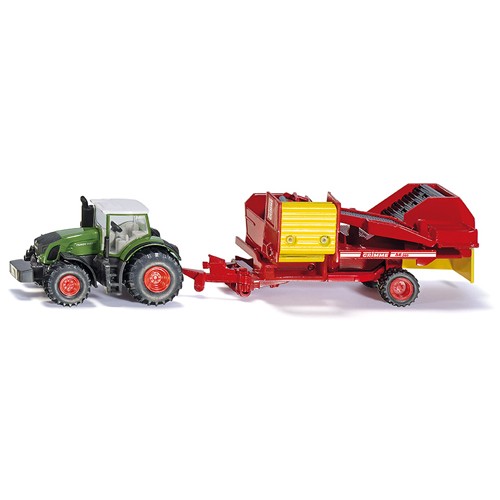 1808 Siku Tractor Met Aardappelrooier siku kopen in de aanbieding