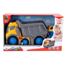 Vergroot Kiddygo Dump Truck Met Licht En Geluid 31 Cm Kiddygo Dump Truck Met Licht En Geluid 31 Cm