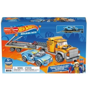 Vergroot Hot Wheels Mega Bloks Autotransporter Hot Wheels Mega Bloks Autotransporter