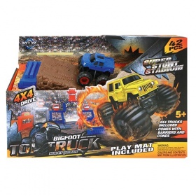 Vergroot Autoset 42 delig Super Stunt Stadium Autoset 42 delig Super Stunt Stadium