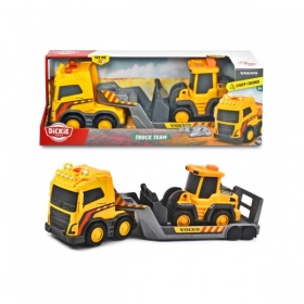 Vergroot Vrachtwagen Met Oplegger 32 Cm Lichtgevend En Battery Operated Vrachtwagen Met Oplegger 32 Cm Lichtgevend En Battery Operated
