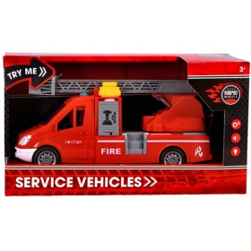 Vergroot Rapid Wheels Brandweerwagen Met Lader En Licht En Geluid Rapid Wheels Brandweerwagen Met Lader En Licht En Geluid