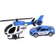 Rapid Wheels Politievoertuigenset Helicopter En Auto Met Licht