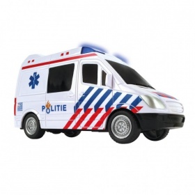 Vergroot Auto Politiebus Met Licht En Geluid Auto Politiebus Met Licht En Geluid