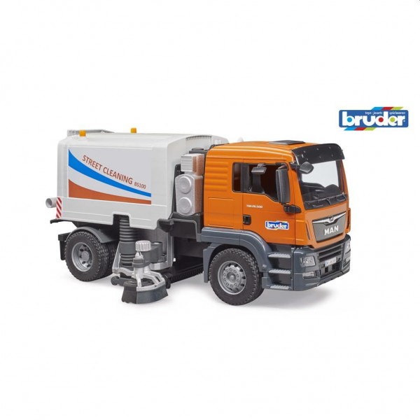 3780 Bruder Stratenreiniger MAN Vrachtwagen