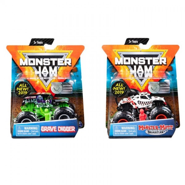 Monster Jam 1:64 Die-cast 1pack Ass