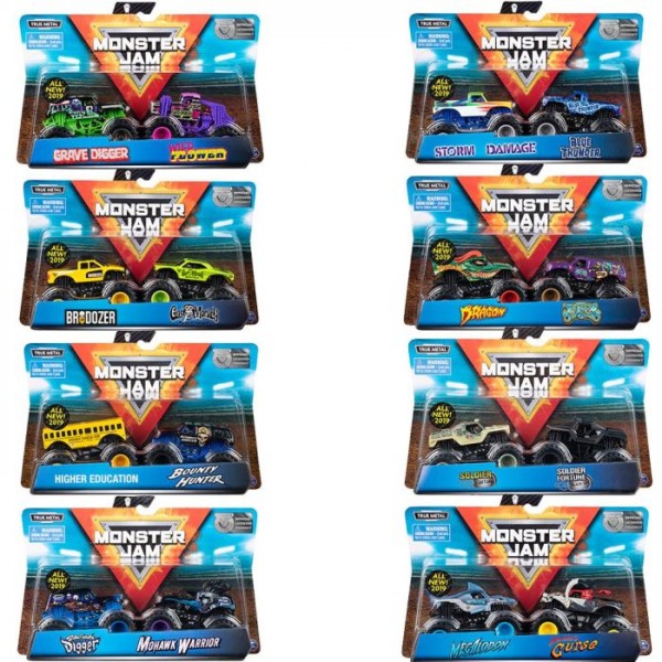 Hot Wheels Monster Jam Die Cast Trucks 2-Pack 1 64