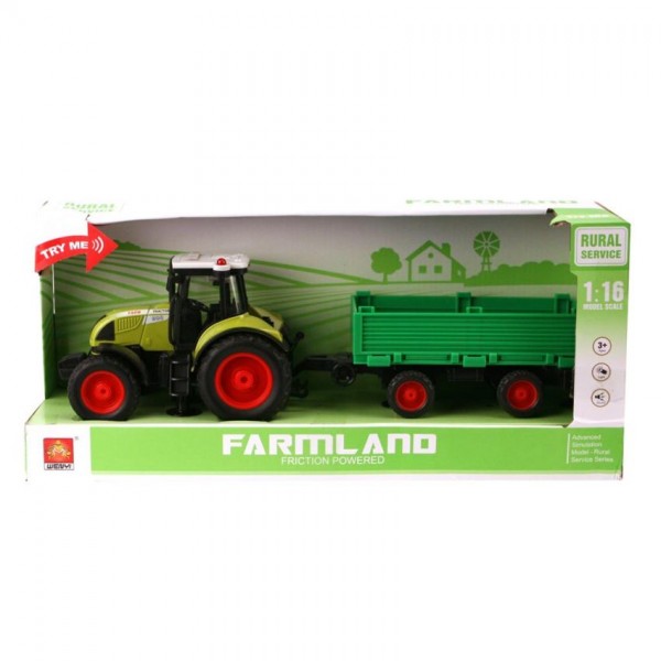 Tractor met Aanhanger Groen BO