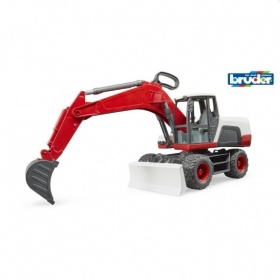 Vergroot 3411 Bruder Graafmachine Rood 3411 Bruder Graafmachine Rood